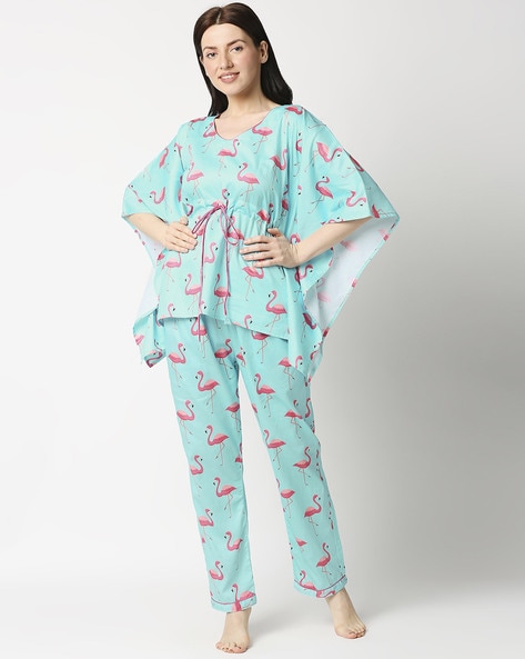 Ajio best sale pyjama set