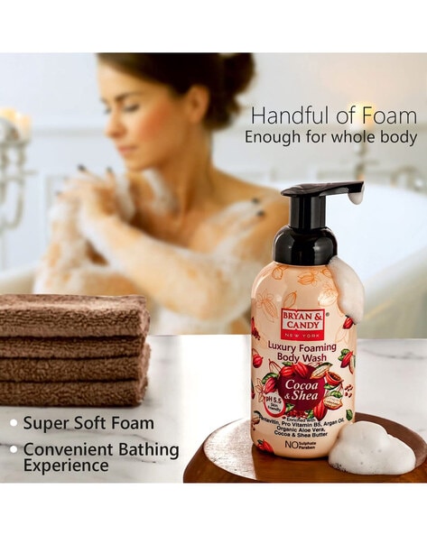 Foaming sale body wash