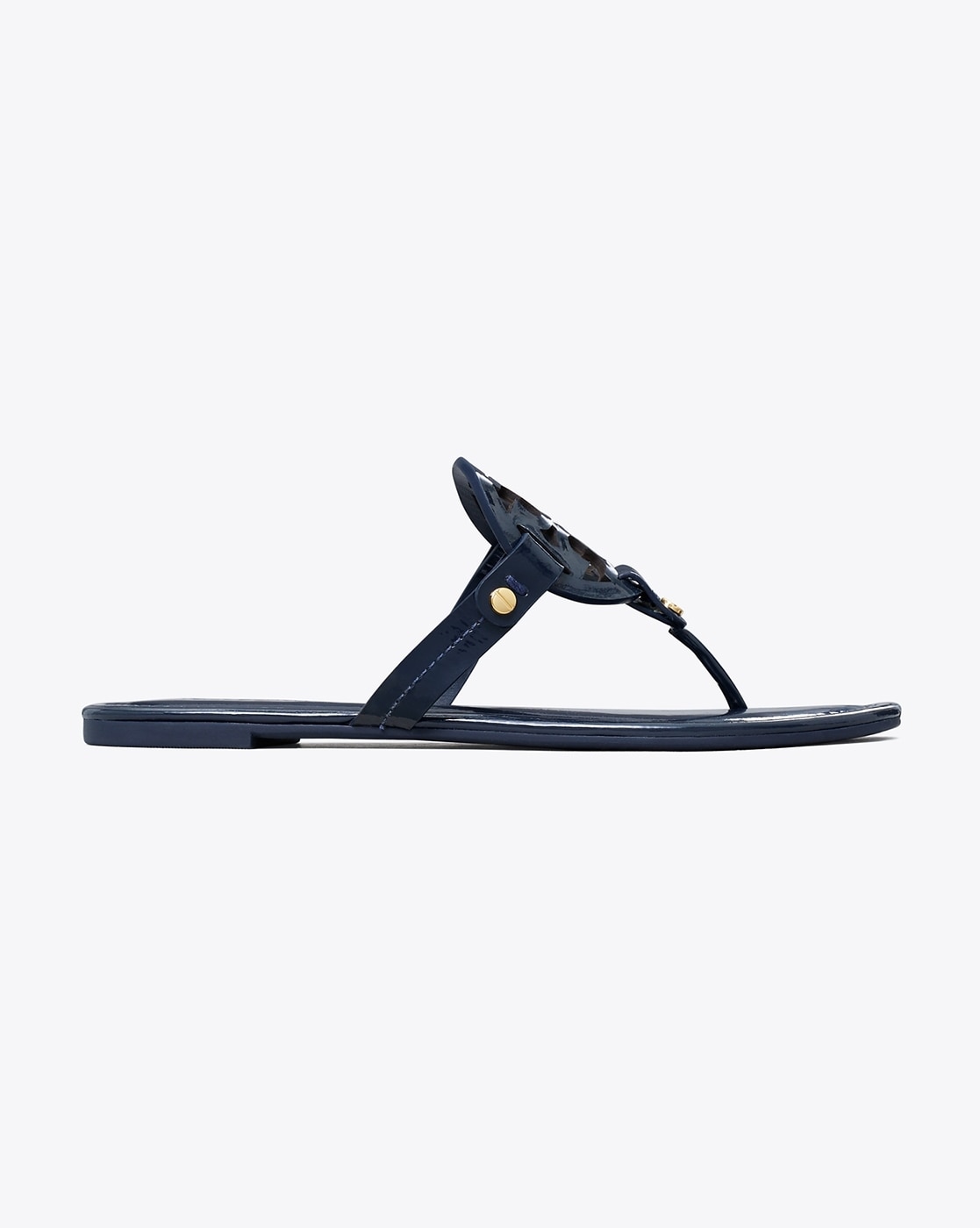 Tory burch sandals discount black patent leather