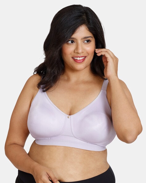 Zivame T-Shirt : Buy Zivame Rosaline Double Layered Non-wired 3-4th  Coverage T-shirt Bra (pack Of 2) Online