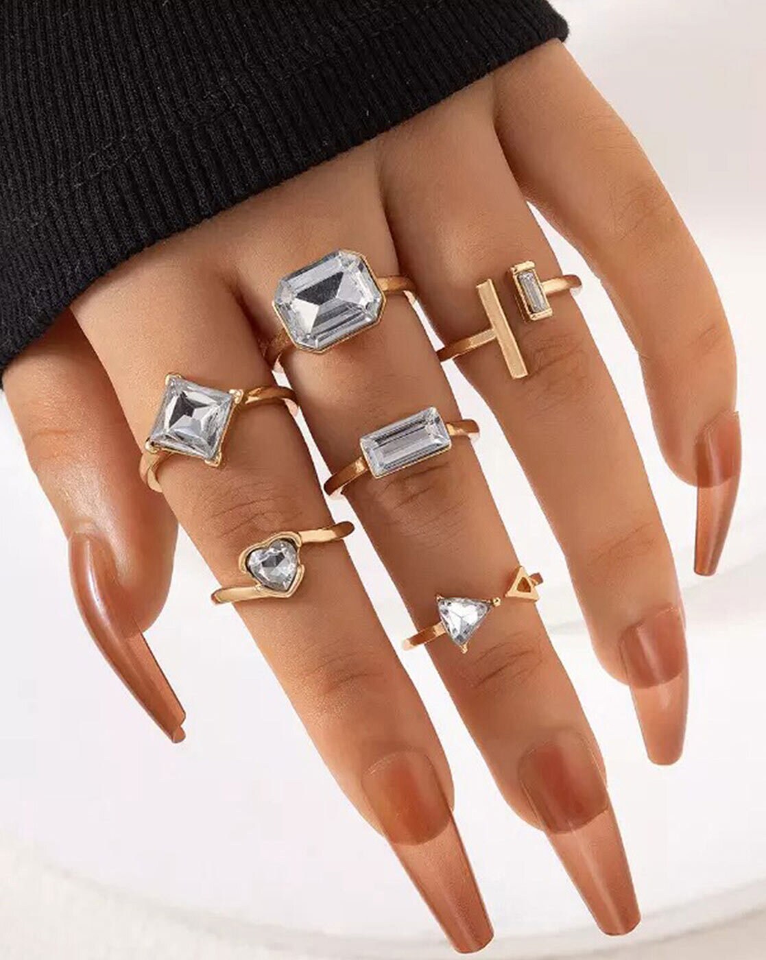 Buy Gold-Toned Rings for Women by Jewels galaxy Online