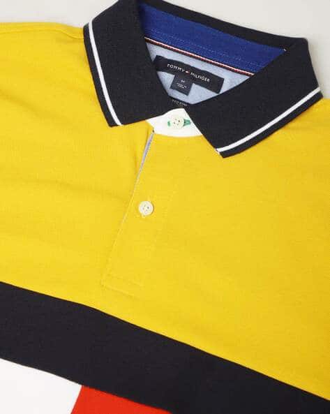 Hilfiger Polo Shirt Tommy Hilfiger Blue And Yellow Shirt Regular