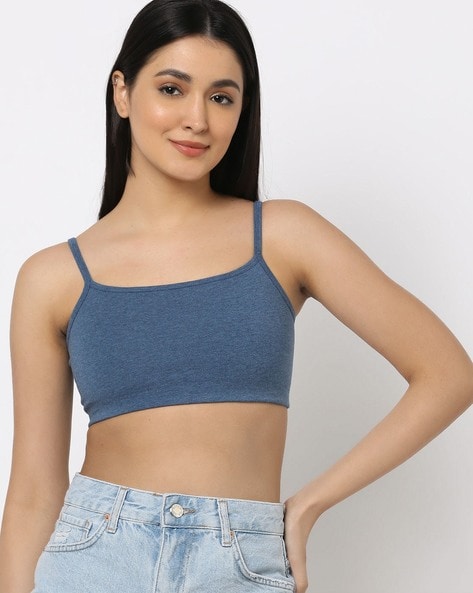 Buy FEMULA Grey Cotton Sports Bra - 30B (Pack of 2) Online at Best Prices  in India - JioMart.