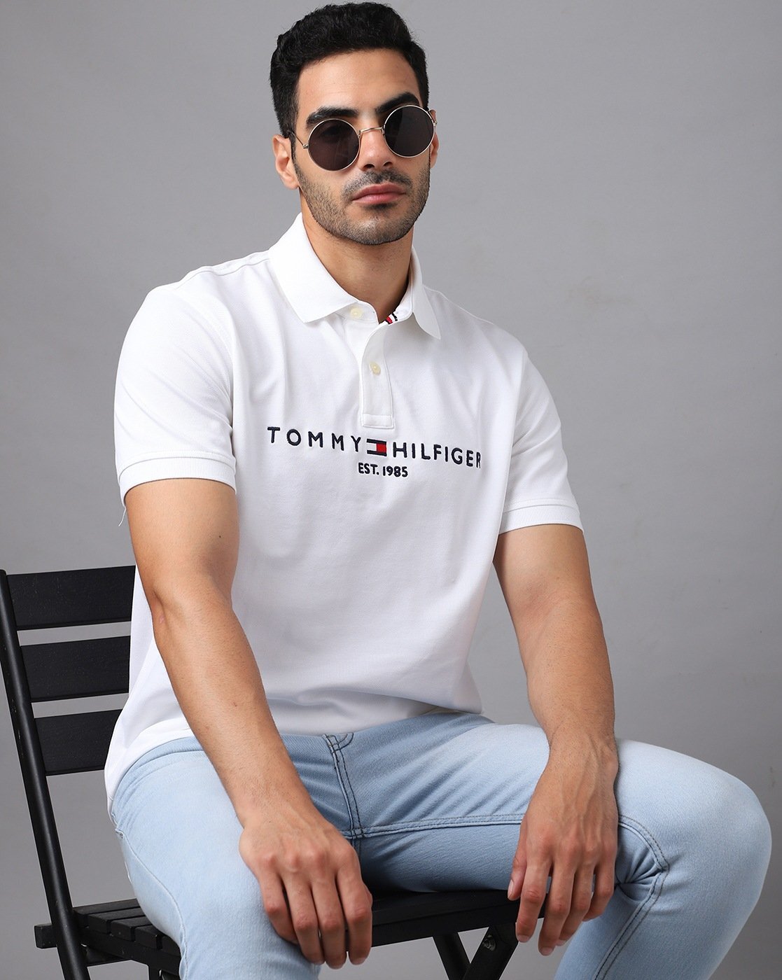 Buy White Tshirts for Men by TOMMY HILFIGER Online |