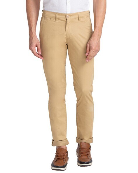 Buy Parx Mens Regular Casual Pants XMTX03288H6Dark Khaki30 at  Amazonin
