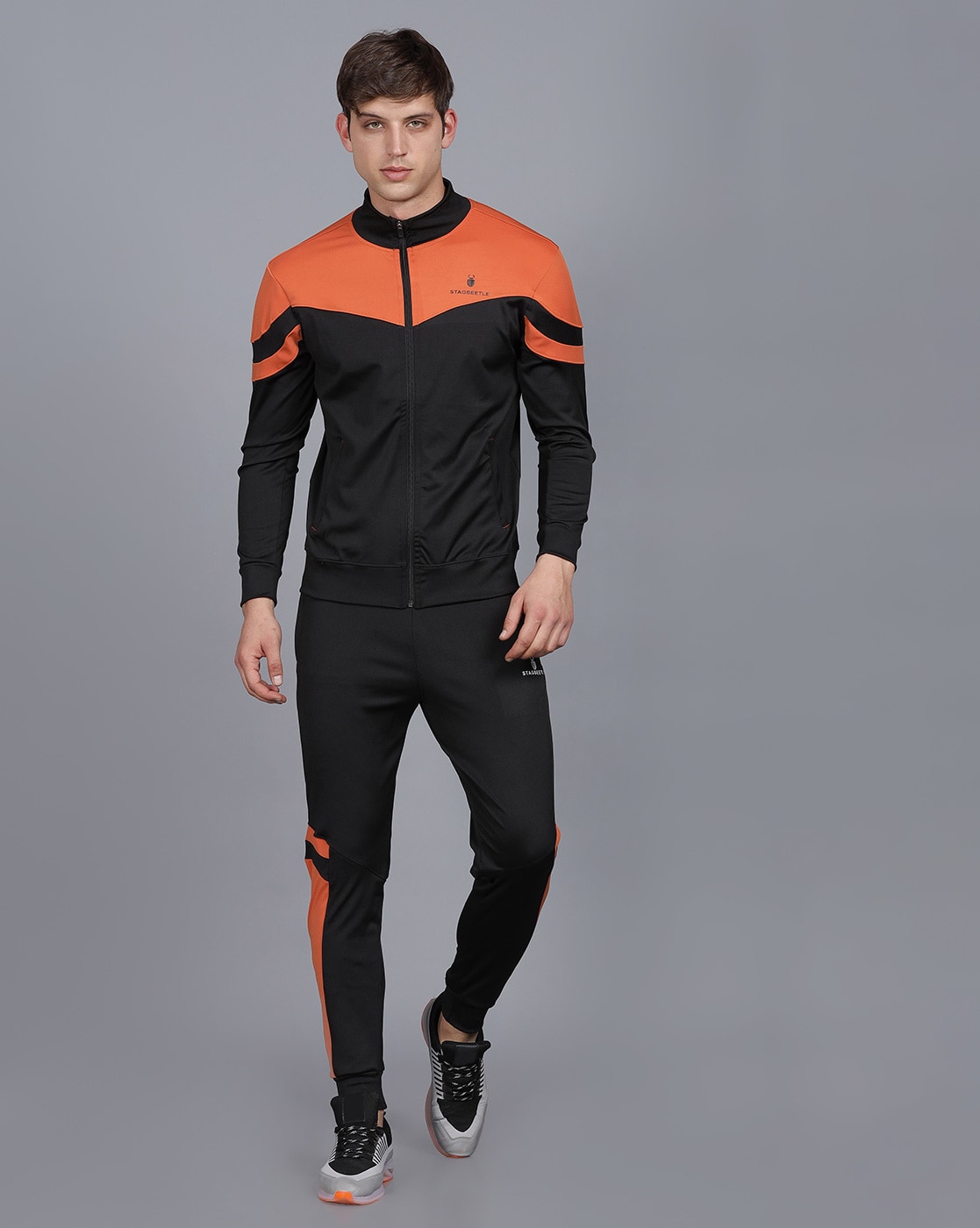 Orange sweatsuit online mens