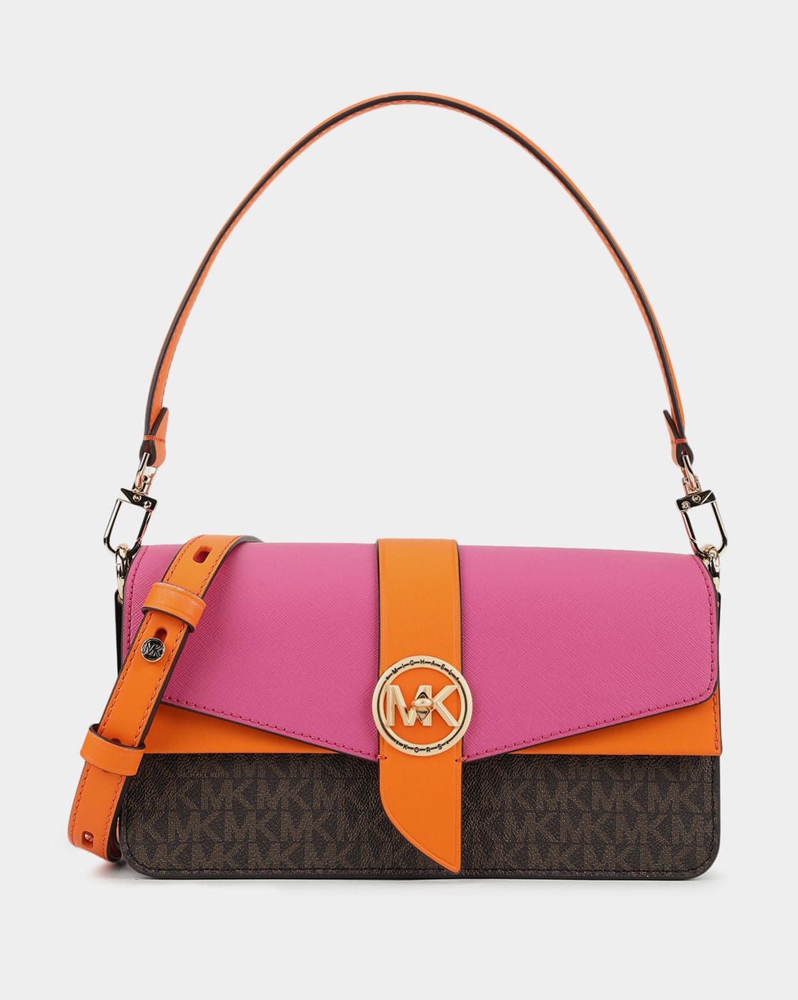 Buy Michael Kors Greenwich Medium Logo Shoulder Bag