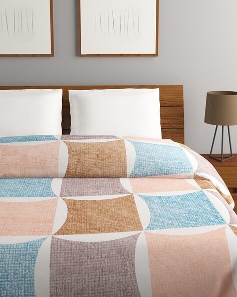 Buy Multicoloured Blankets Dohars Quilts for Home Kitchen by