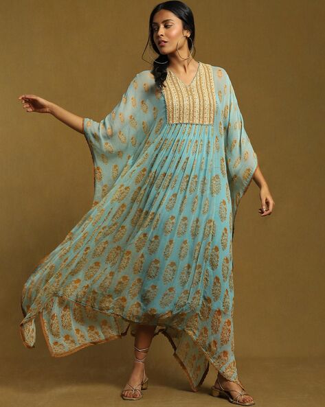Silk Kaftans - Buy Silk Caftan Dress Online for Women