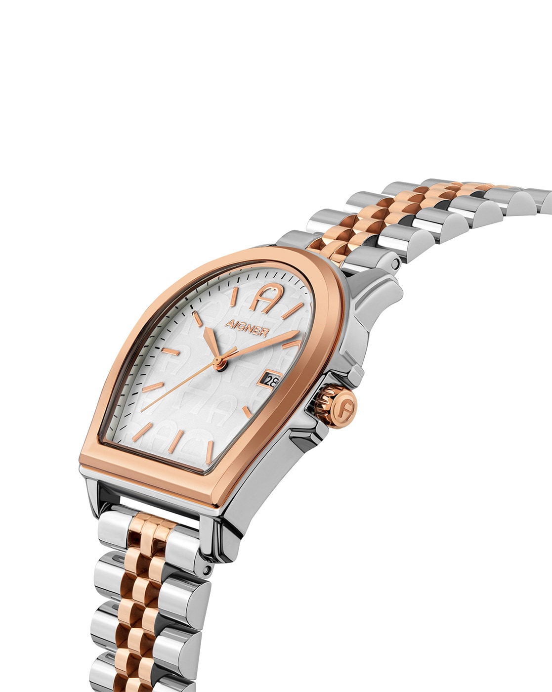 Women's watch, quartz movement, pearly white dial color - AIG-0175