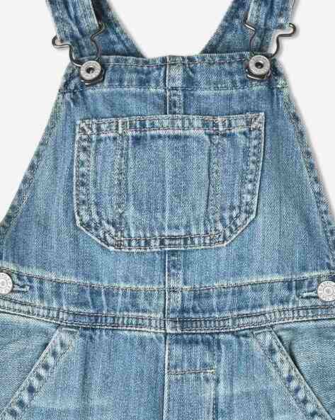 Mid Wash Denim Dungaree