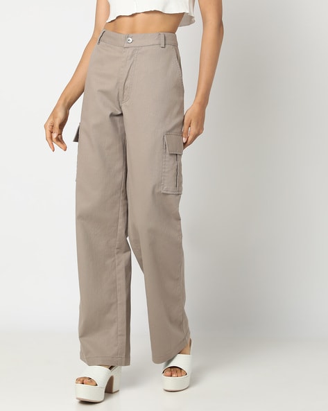 Straight Fit Cargo Trousers  Outfitters