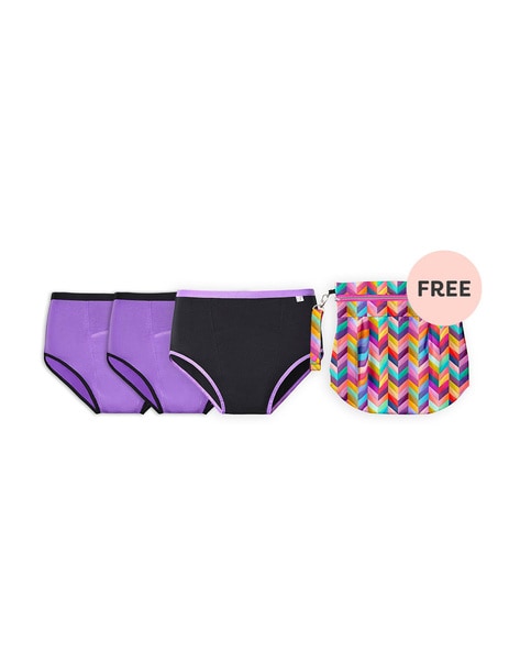 MaxAbsorb Period Underwear Pack of 2 (Lilac) - SuperBottoms