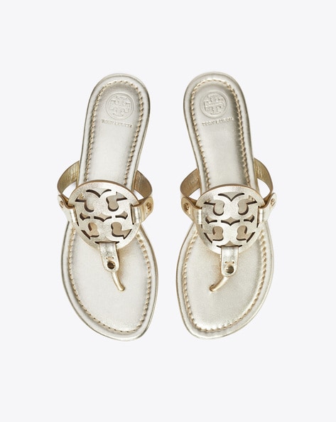 Metallic tory 2025 burch sandals