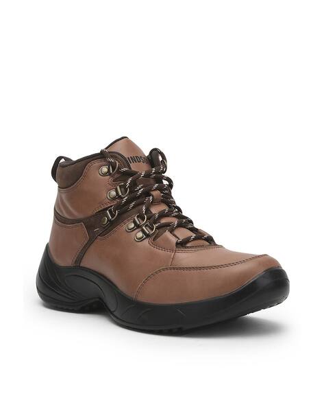 LIBERTY Mid-Top Boots with Lace Fastening