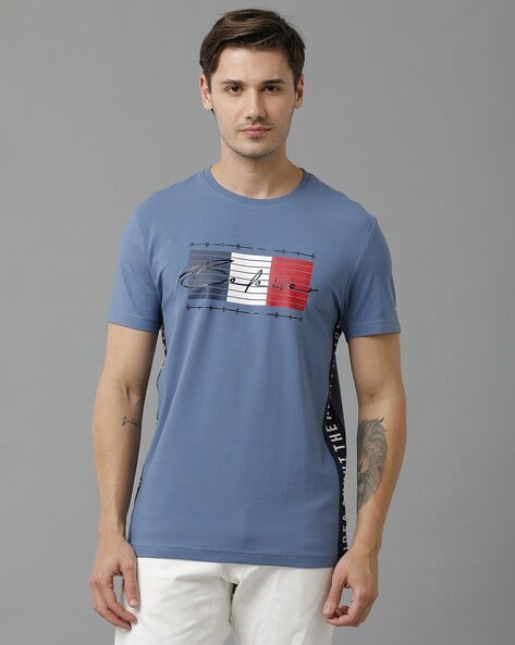 Buy Blue Tshirts for Men by CP BRO Online