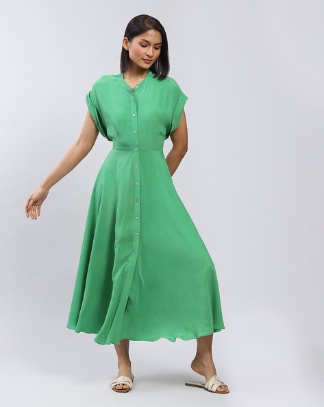 Buy Green Dresses for Women by LABEL RITU KUMAR Online Ajio