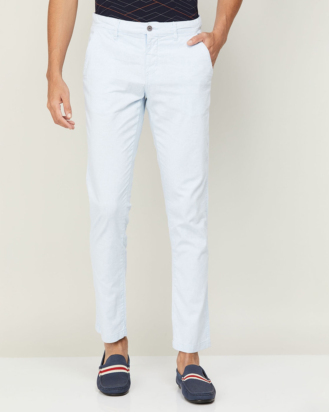 Buy Blue Trousers  Pants for Men by CODE by Lifestyle Online  Ajiocom