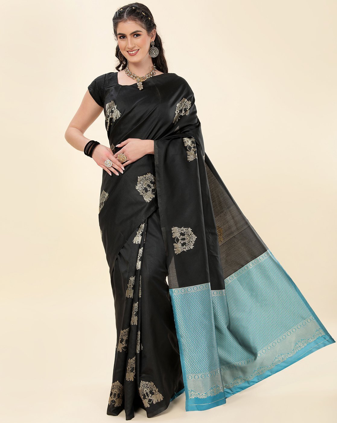 Sankar Traditional Paithani Cotton Silk Sarees With, 59% OFF