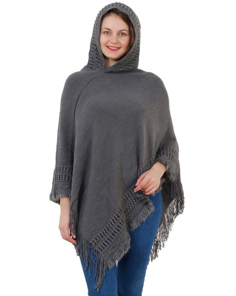 Solid Poncho Price in India