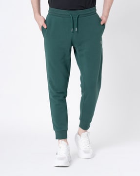 Cotton Stretchable Men Dark Green Joggers Pant at Rs 400/piece in