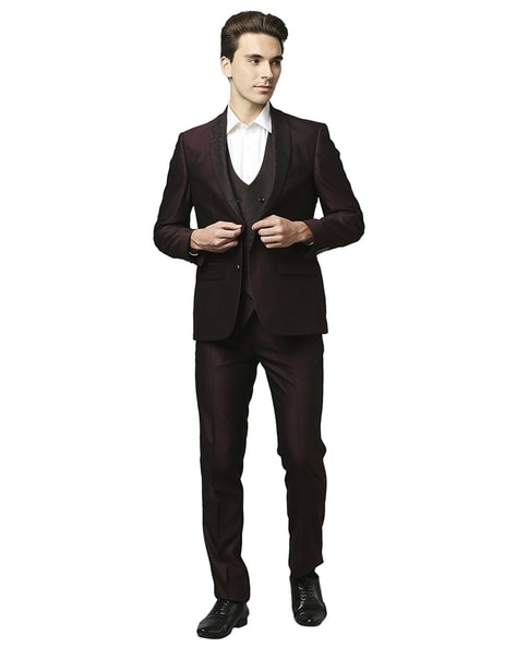 Buy Raymond Khaki Textured Suit for Men Online @ Tata CLiQ