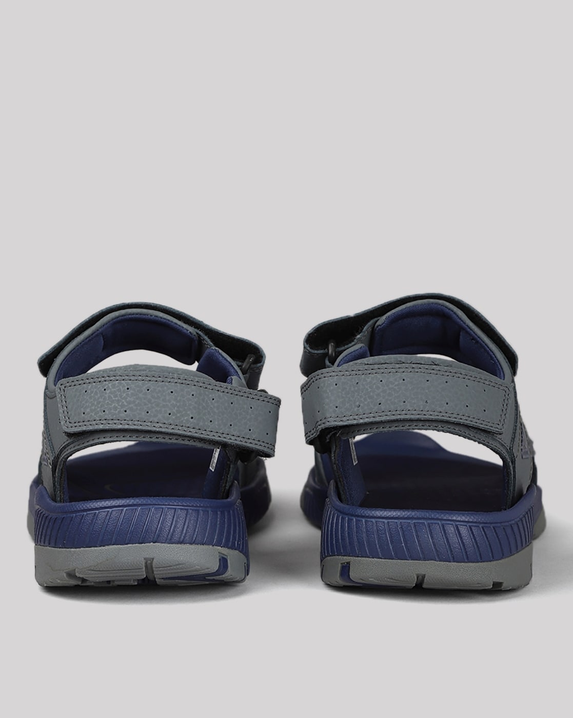 Buy Genial Blue Coloured Synthetic Leather Shoes Grey Sandals for Mens  Online In India At Discounted Prices