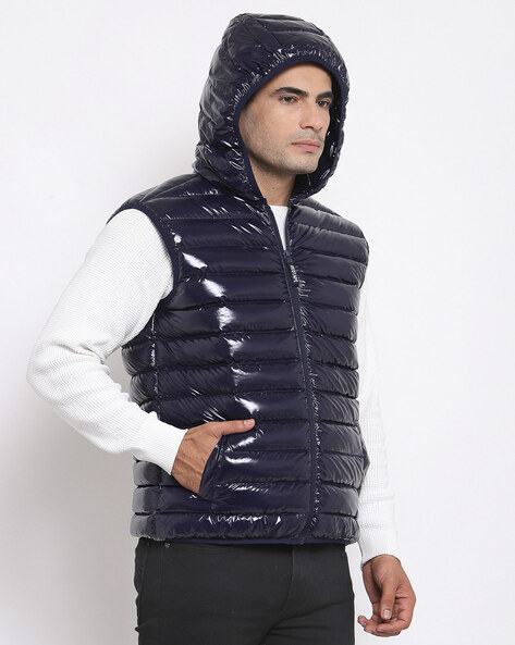 Buy RED TAPE Sleeveless Solid Men Jacket Online at Best Prices in India