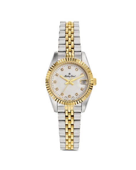 Tissot gold best sale and silver watch