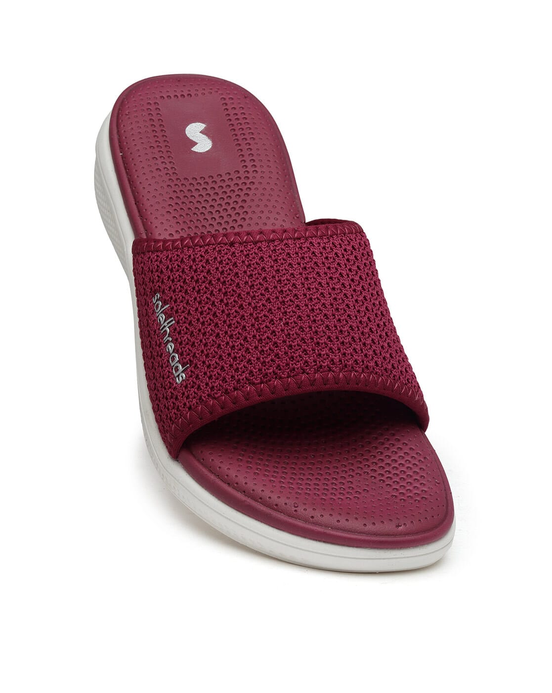 Buy Wine Flip Flop & Slippers for Women by SOLETHREADS Online | Ajio.com