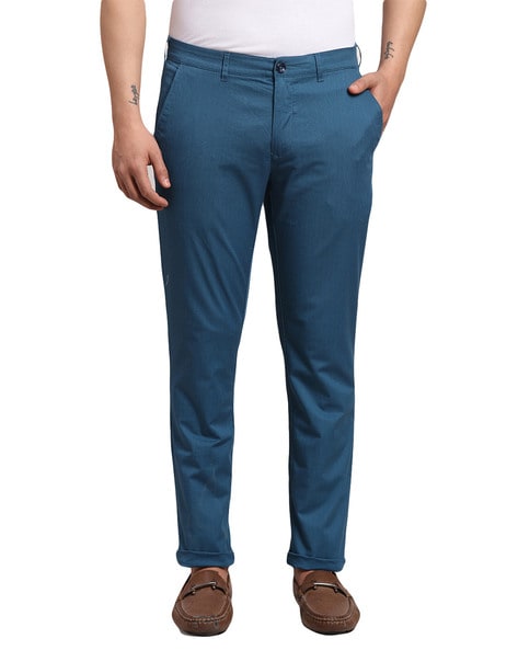 Buy Blue Trousers & Pants for Men by Colorplus Online