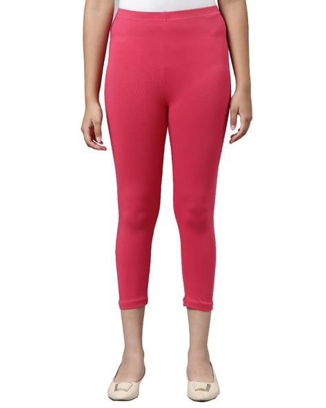 Buy Coral Leggings for Girls by GO COLORS Online