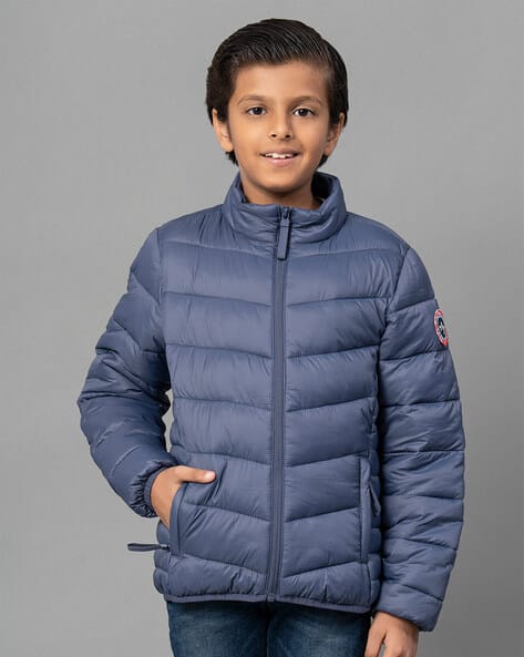 Quilted Zip-Front Jacket