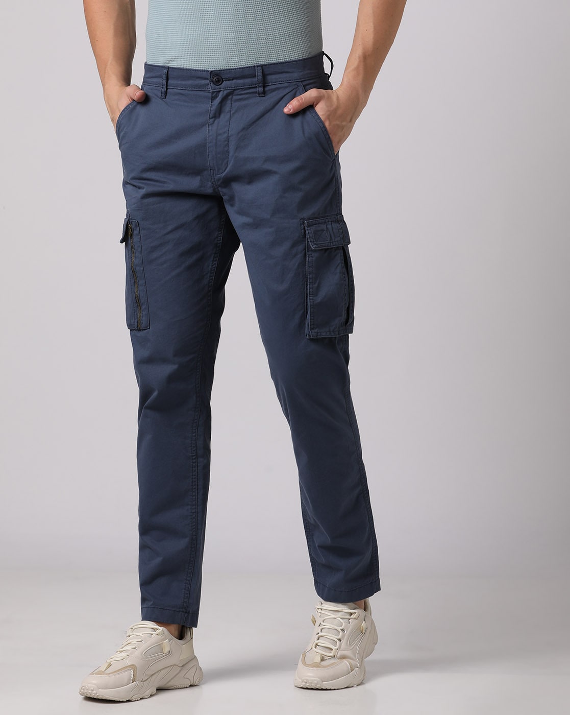 Buy Highlander Oil Blue Cargo Trouser for Men Online at Rs740  Ketch