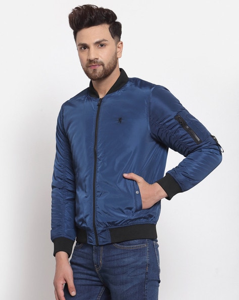 Buy Red Tape Men Blue Solid Military jacket Online at Low Prices in India -  Paytmmall.com