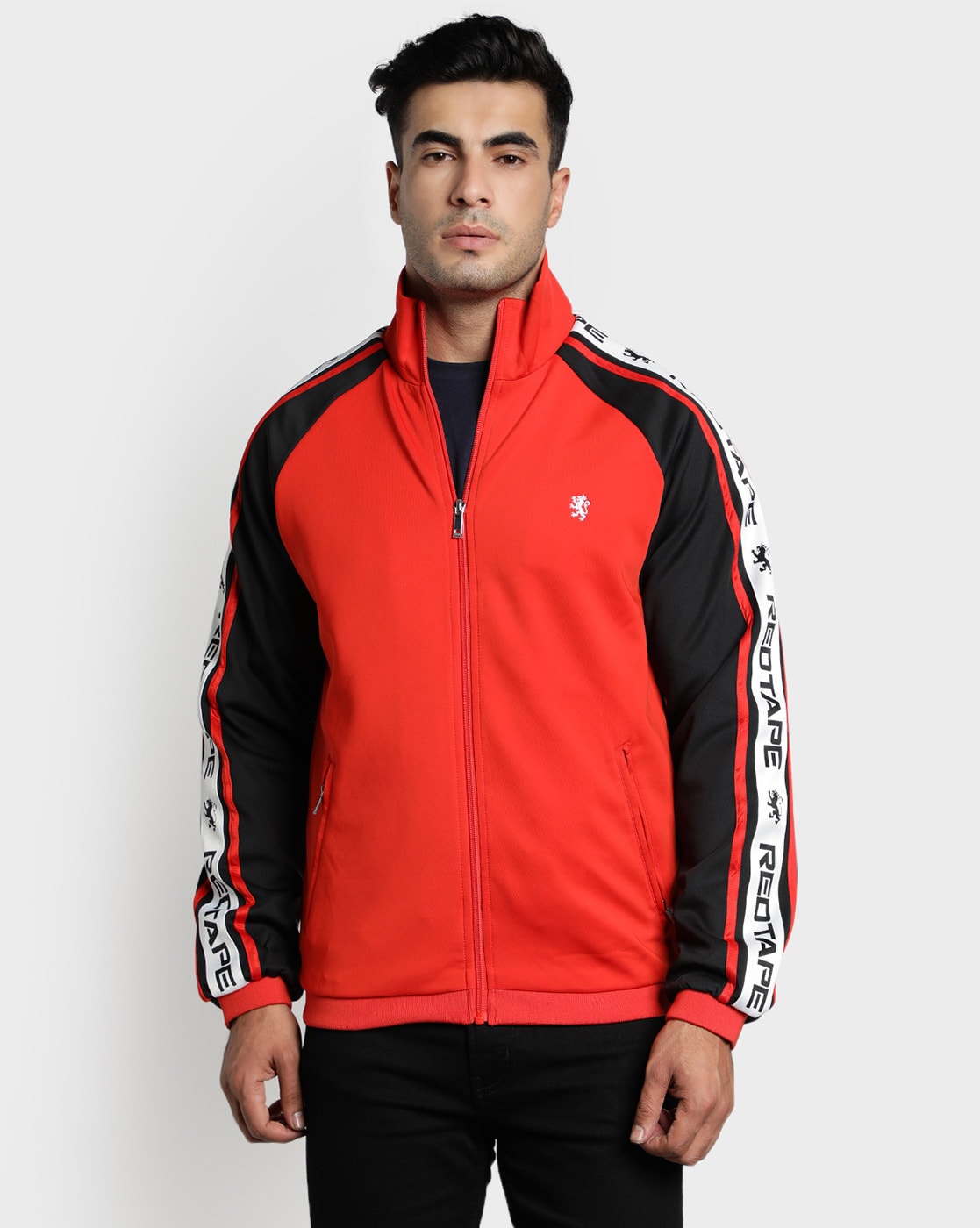 Tape men's hot sale track jacket