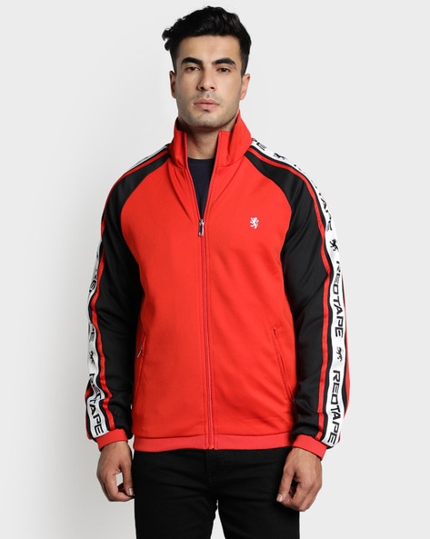 Buy Red Tape Men Brown Solid Biker Jacket - Jackets for Men 2231339 | Myntra
