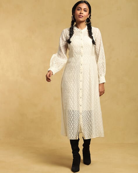 sachin and babi light blue dress Ritu Kumar Black Embroidered Dress with Gilet