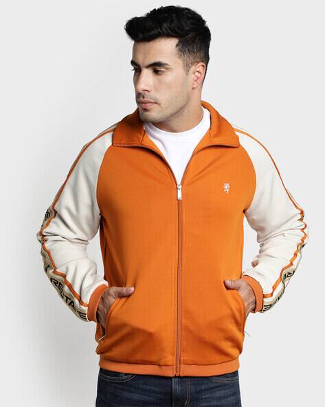 Zip-Front Jacket with Raglan Sleeves
