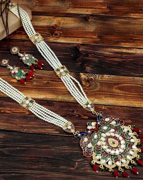 Buy Gold-Toned FashionJewellerySets for Women by MANSIYAORANGE