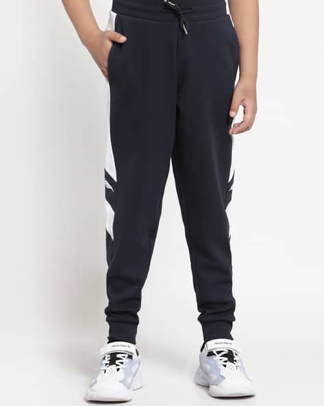 RED TAPE Colourblock Joggers with Drawstring Waist