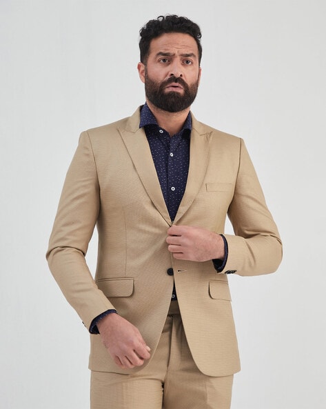 Buy Beige Blazers & Waistcoats for Men by Mr Button Online