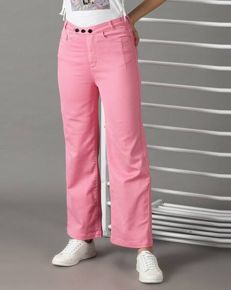 Buy Pink Jeans u0026 Jeggings for Women by SHOWOFF Online | Ajio.com