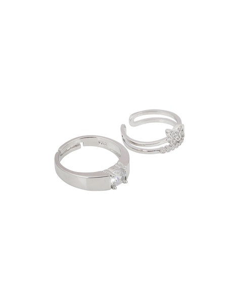Kalyan Jewellers Silver Couple Rings Britain, SAVE 50% - brunamartini.com