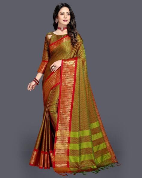 Twinkle Khanna in a Chanderi silk saree – South India Fashion