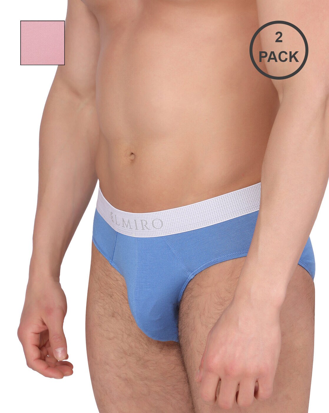 Buy Pink & Sky Blue Briefs for Men by ELMIRO Online