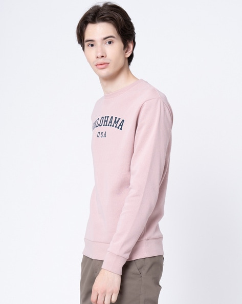 Sweatshirt Relaxed Fit - Light pink - Men