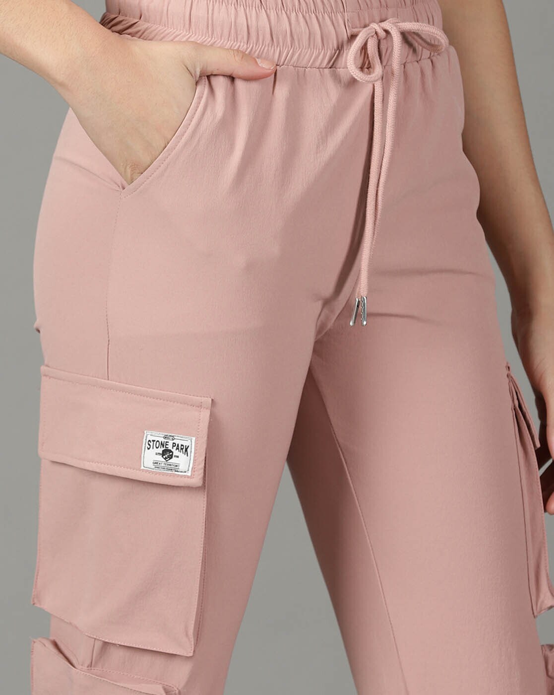 Buy Pink Track Pants for Women by SHOWOFF Online