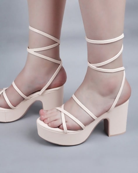 Leticiya Light Nude Ankle-Strap … curated on LTK