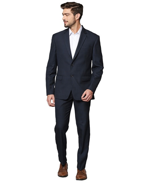 Raymond Checked Single-Breasted 2-Piece Suit Set